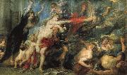 RUBENS, Pieter Pauwel The Consequences of War painting